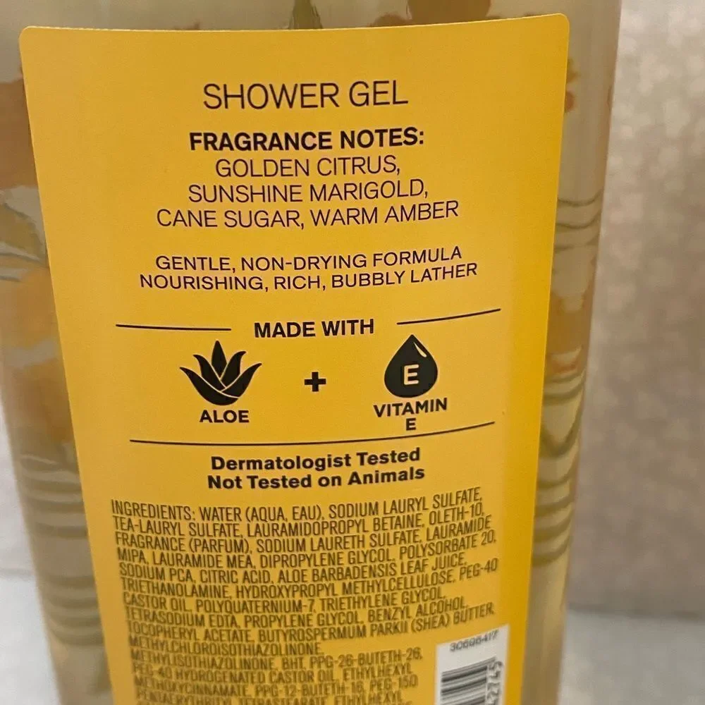Bath and Body Works MARIGOLD & CANE SUGAR Shower Gel 3 PC Set - Picture 3 of 3